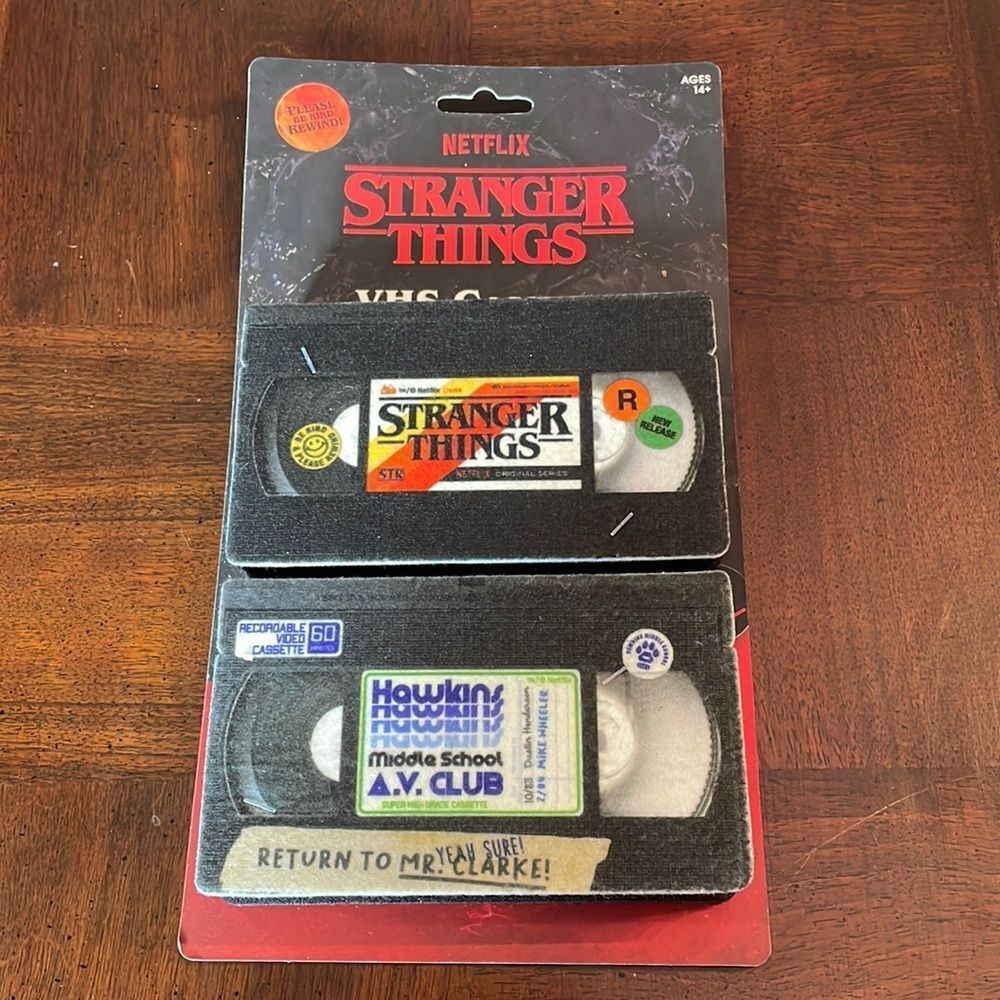 Stranger Things VHS Kitchen Cleaning Sponges